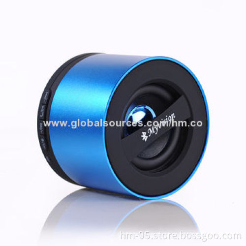 Mini Portable Wireless Bluetooth Stereo Speaker, TF Card Slot and Microphone, 600mAh Lithium Battery